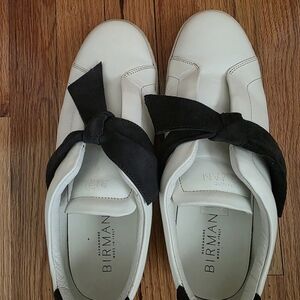 Alexandre Birman Clarita Leather & Suede Sneakers Sz EU40